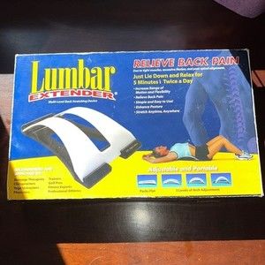 Lumbar Extender Multi-Level Back Stretching Device